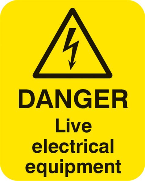 warning labels for electrical equipment